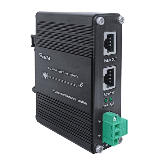 Hardened Industrial Gigabit PoE+ Injector 12-48VDC Input (95W)