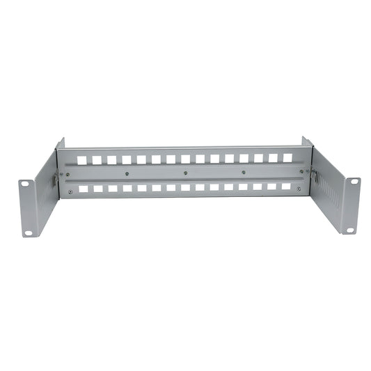 19 Inches Adjustable Rack Mount DIN Rail Bracket for Media Converters Ethernet Switch Industrial PoE Switch with Light and High Strength Aluminum Alloy Material